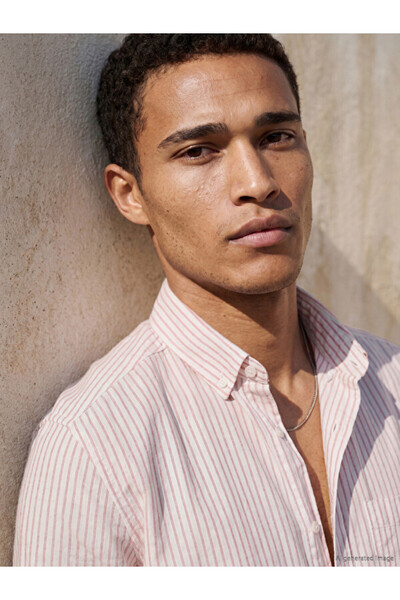 LC Waikiki Esvab • Modern & Distinctive Standart Fit Striped Linen Blend Men'...