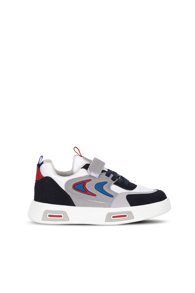 Slazenger KOCH F Pantofi sport casual pentru copii, unisex, cu velcro, alb / ...