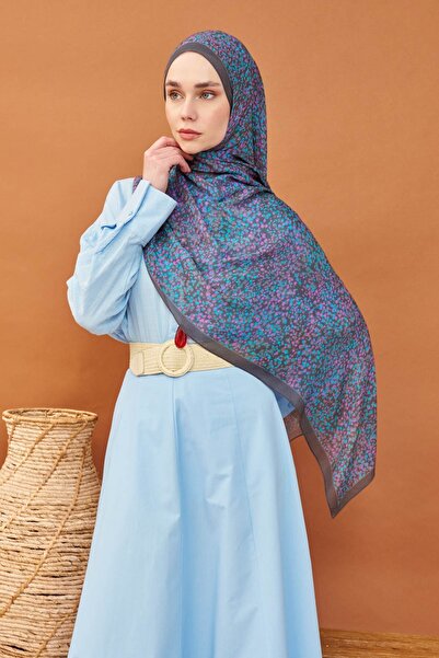 Silk Home Riva Shawl Tencel Secret Garden Smoked