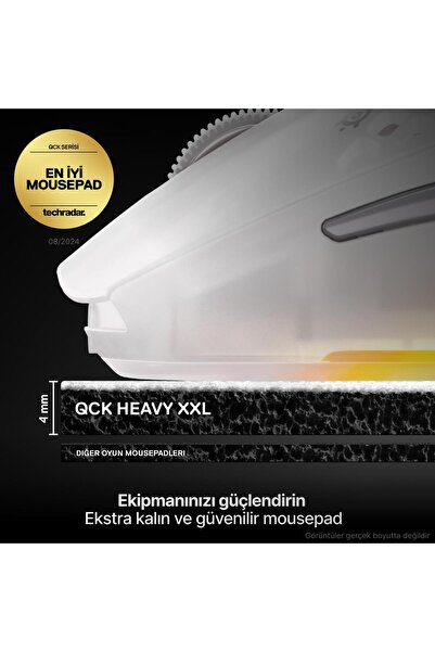 SteelSeries QcK Heavy XXL Gaming Mousepad - Beyaz