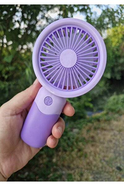 Brokoli Home Mini Fan USB Şarjlı Mini El Fanı Taşınabilir Vantilatör 3 Kademe...