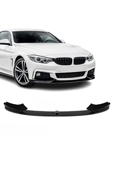 AutoUp BMW Seria 4 F32, F33, F36 Spoiler frontal, Negru lucios