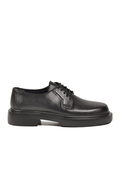 Aspor Black Genuine Leather Men's Casual Shoes