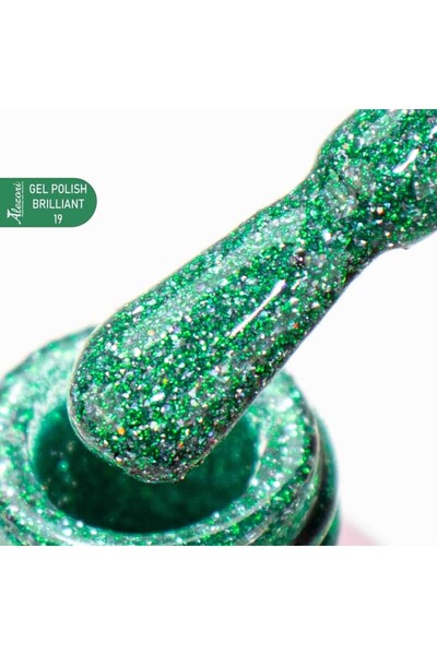 ALEZORI Ημιμόνιμο βερνίκι Brilliant 19 Χωρίς HEMA 15ml