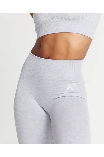 HepsitrentStore Oner Active Ice Gray High Waist Classic Sports Leggings - Fle...