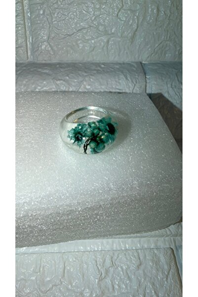 MK Creations Resin Dried flower ring