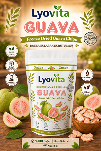 Lyovita Dondurularak Kurutulmuş (Freeze Dried) Guava 20 g