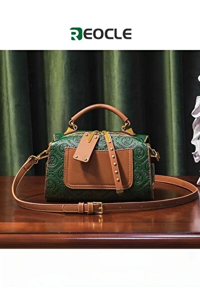 REOCLE Women's Crossbody Bags Small Saddle Purse Leather Handbags Trendy Desi...