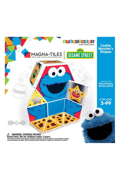 Generic Jucărie Magna-Tiles Structures Cookie Monster - Învață formele, CreateOn