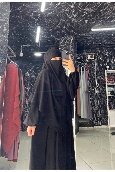 Hijab Medina Silk Set Ferace Sufle Peçe Set of 3
