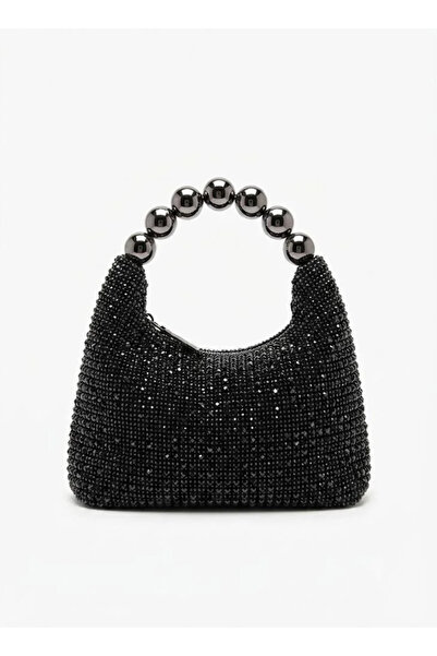 VİNY Women's Luxury Rhinestone Mini Handbag – Crystal Embellished with Beaded...