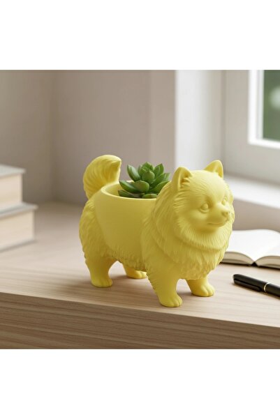 OEM Mini Ghiveci Decorativ Imprimat 3D cu Design Pomeranian