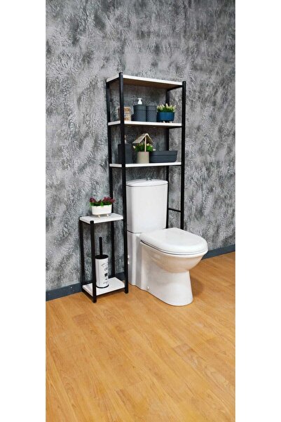 Empressco Klozet Üstü 3 Raflı Banyo Düzenleyici ve Havluluk Organizer