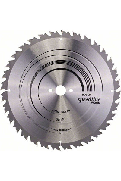 Bosch Lamă de ferăstrău Speedline pentru lemn 350mm, disc de tăiere pentru le...