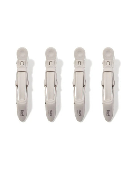 Shark Hair Styling Clips, Pack of 4 - Stone