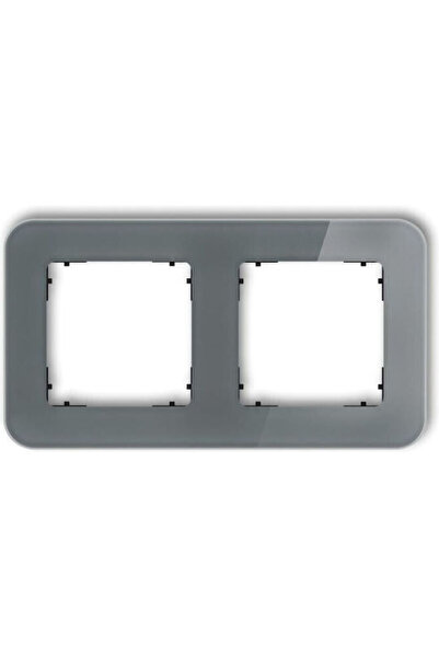 KARLIK Ramă Universală Icon cu Efect de Sticlă Dublu Învelită, Negru Grafit 2...