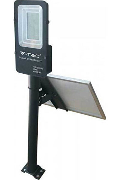 V-TAC Lampă stradală solară VT- 50W 4000lm Alb 4000K cu fotocelulă și telecom...