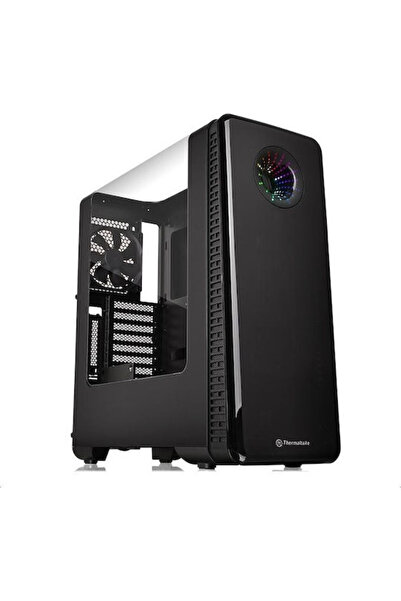 THERMALTAKE Carcasă PC Gaming Midi Tower View 28 RGB cu Fereastră Laterală Negru