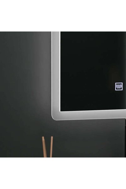 CMHOME Oglinda LED Rentagulara, 60x80cm, Touch VENERA , Sistem Dezaburire,Dimabila