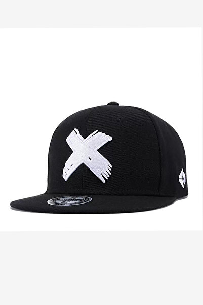 Giraffe Hip Hop Snapback Cap Şapka Siyah Unisex Erkek/Kadın (Arkası Ayarlamalı)