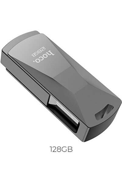 Hoco UD5 Wisdom 128GB USB 3.0 Στικάκι Γκρι
