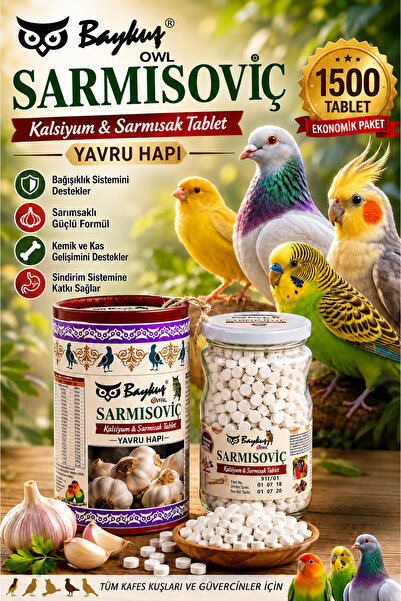 Baykuş Owl Sarmısoviç 1500 tablet yavru hapı