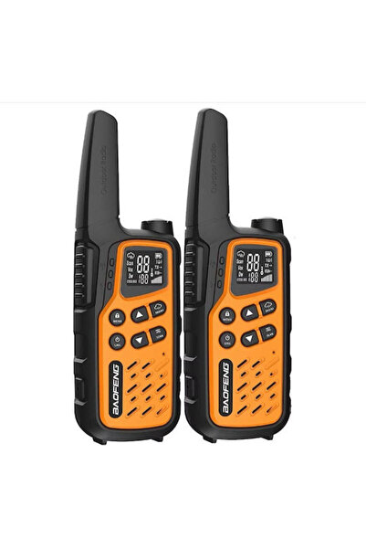 BAOFENG Bf-t25e Ασύρματος Πομποδέκτης PMR 0.5W με Μονόχρωμη Οθόνη σε Πορτοκαλ...