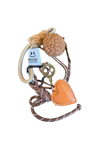 OEM Multiple Keychain , bag charm, decorated with various elements such as br...