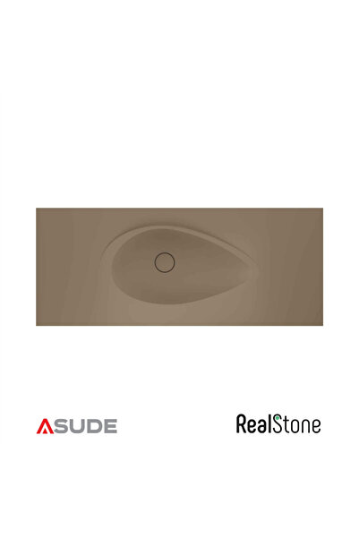 RealStone Avocado Etajerli Granit Lavabo 74.5x50 cm Cappuccino