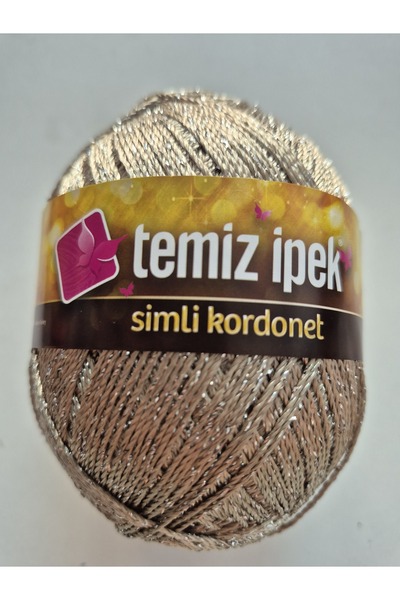 Marmara İPEK Temiz İpek Simli Kordonet Vizon
