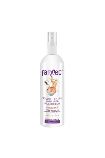 Farmec Λύση Περιποίησης Ποδιών με Γλυκερίνη - Farmec, 200 ml