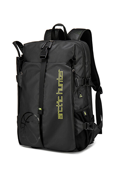 Arctic Hunter τσάντα πλάτης B00391 με θήκη μπάλας & laptop, 26L, μαύρη