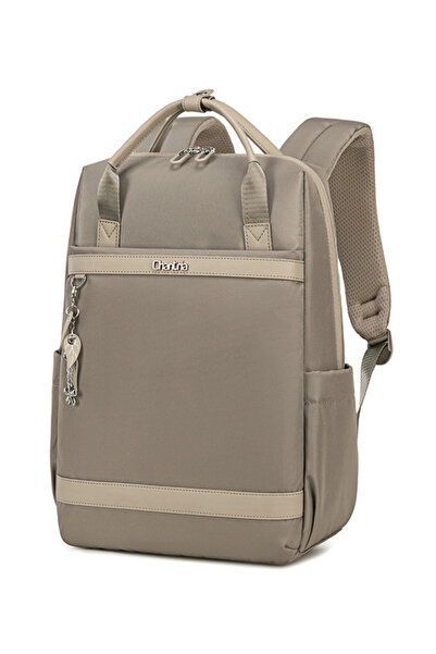 Chantria γυναικεία τσάντα πλάτης CB00639 με θήκη laptop 14", 12.5L, χακί