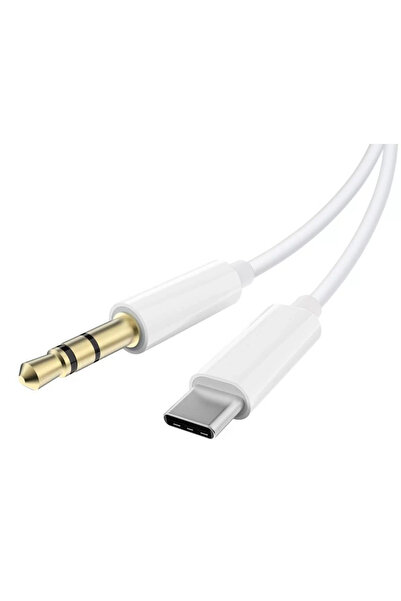 POWERTECH καλώδιο USB-C σε 3.5mm CAB-UC093, 1m, λευκό