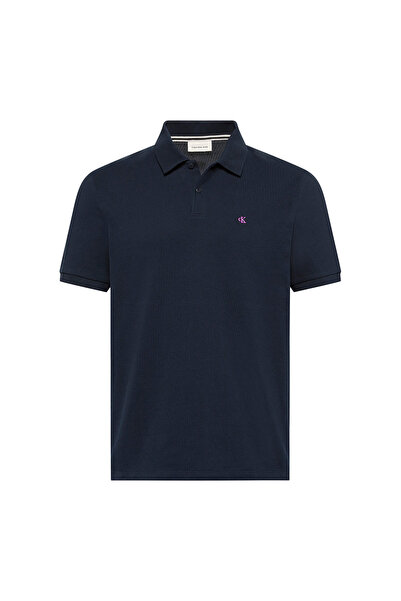Calvin Klein Tricou polo din bumbac pique pentru bărbați XL