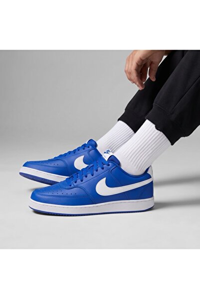 Nike Court Vision Low Blue Sneaker Sportie (Slim Fit)