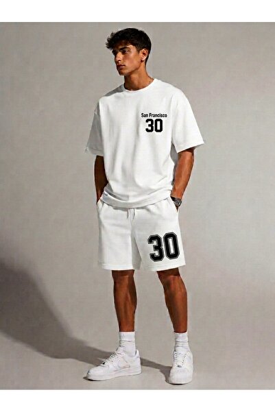 EFFRENATU Basic Oversize T-Shirt and Shorts Set – Relaxed Fit, Casual Sports ...