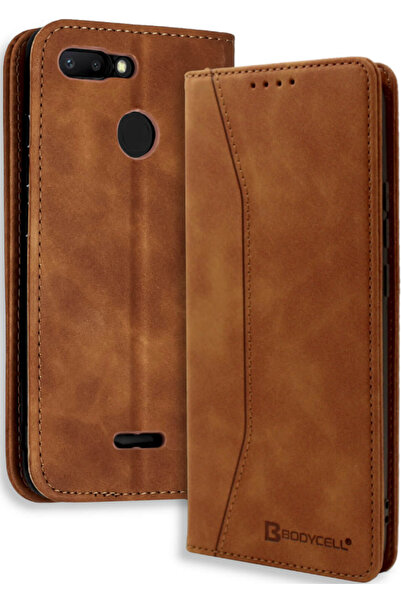 Bodycell Θήκη - Πορτοφόλι Xiaomi Redmi 6 - Brown