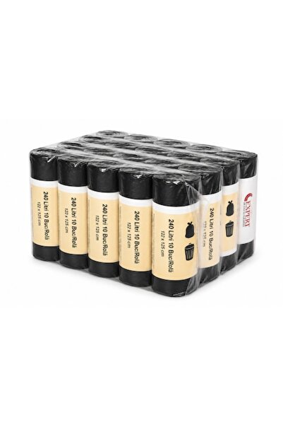 EXPERT Кутия с торби за боклук, 240 л, 20 ролки, 10 бр./ролка, 120 x 125 см, ...