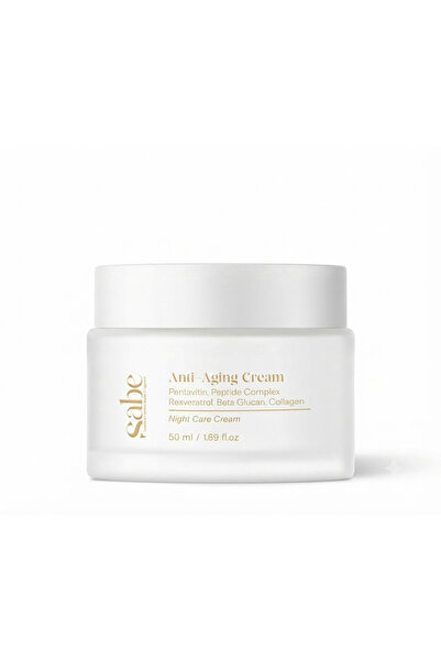 sabe Anti Aging Night Care Cream 50 ml | Peptide Complex, Resveratrol ve Kola...