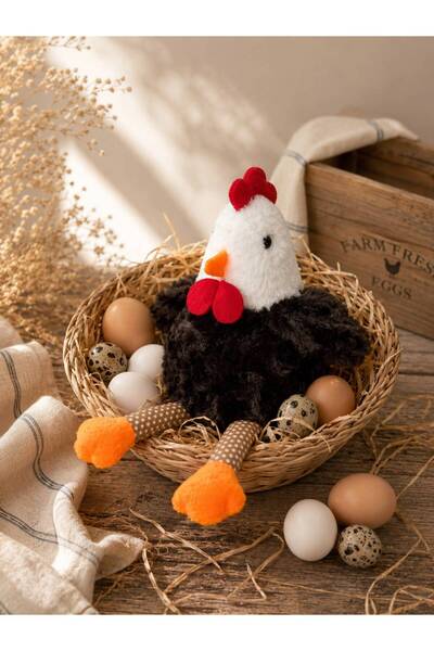 Tartamel Peluş Tavuk Oyuncak– Ultra Yumuşak Sevimli Sarılmalık Çocuk ve Bebek...