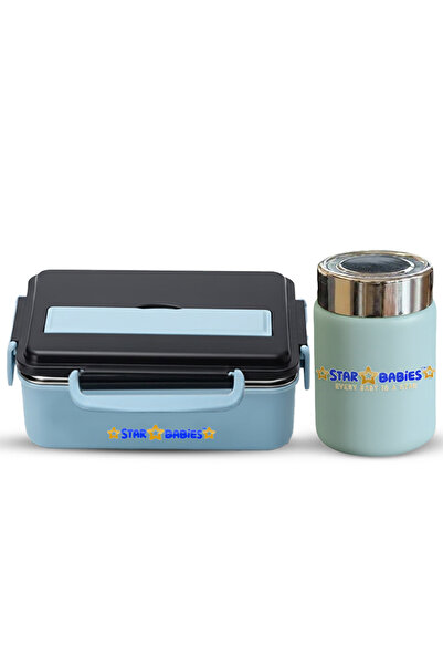 STAR BABiES - Lunch box with vacumm insulated flask combo.