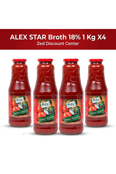 Alex Star Supă de carne 18% 1 Kg X4