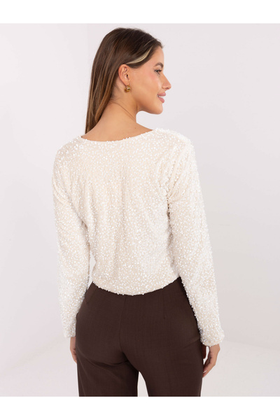 UFashion Bolero scurt elegant cu paiete și închidere cu șnur