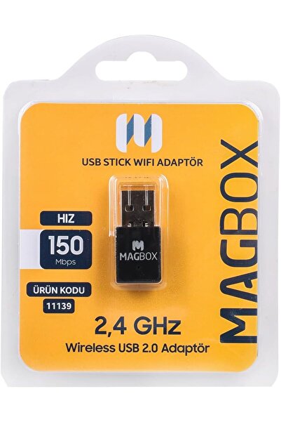 Yıldızan edl shop Mini Usb Stick Wifi Adaptör, 7601 Chipset, 2.4GHz, 150 Mbps...