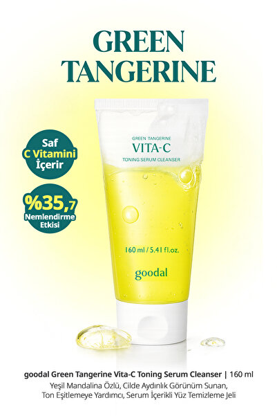 Goodal Aydınlatıcı & Maske Etkili Yüz Temizleme Jeli Green Tangerine Vita C T...