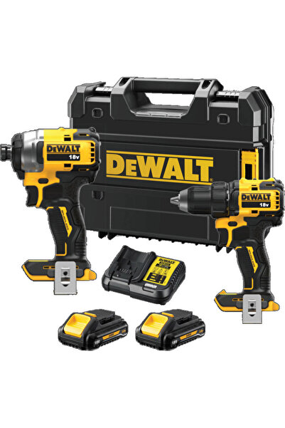 Dewalt DCK2062P2T Σετ Κρουστικό Δραπανοκατσάβιδο & Παλμικό Κατσαβίδι 18V 2x5....