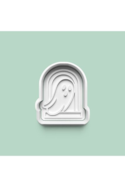 AKTASTORE Ghost Themed Cookie Mold and Sugar Dough Mold on the Window 0945-3