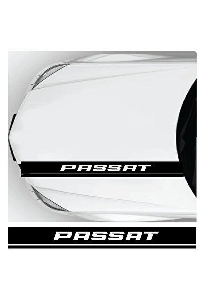 Amo-Stickers VW Passat αυτοκόλλητο καπό μαύρο