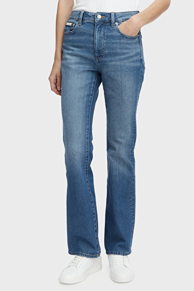 Calvin Klein Pamuklu Skinny Bootcut Fit Yüksek Bel Jeans LV047F666GQ0P KOT PA...
